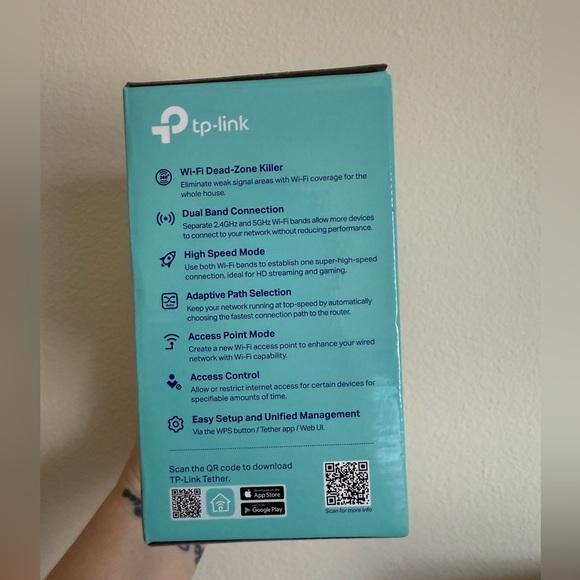 TP Link Mesh Wi-Fi Extender RE315 - Open Box - Picture 4 of 9